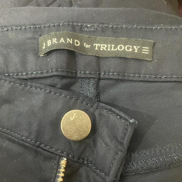 J Brand for Trilogy Navy High Rise Skinny Jeggings Size 27 Neutral Classic - Picture 7 of 11